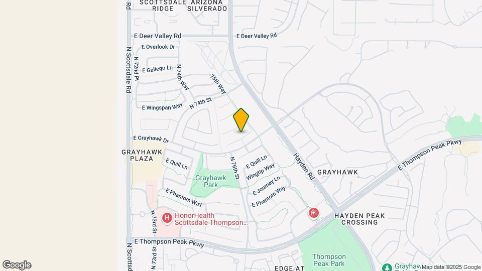 7646 E Rose Garden Ln Map and Location Details