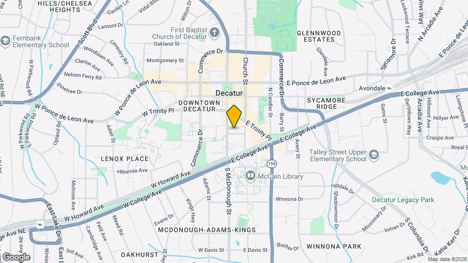 114 E Maple St Map and Location Details