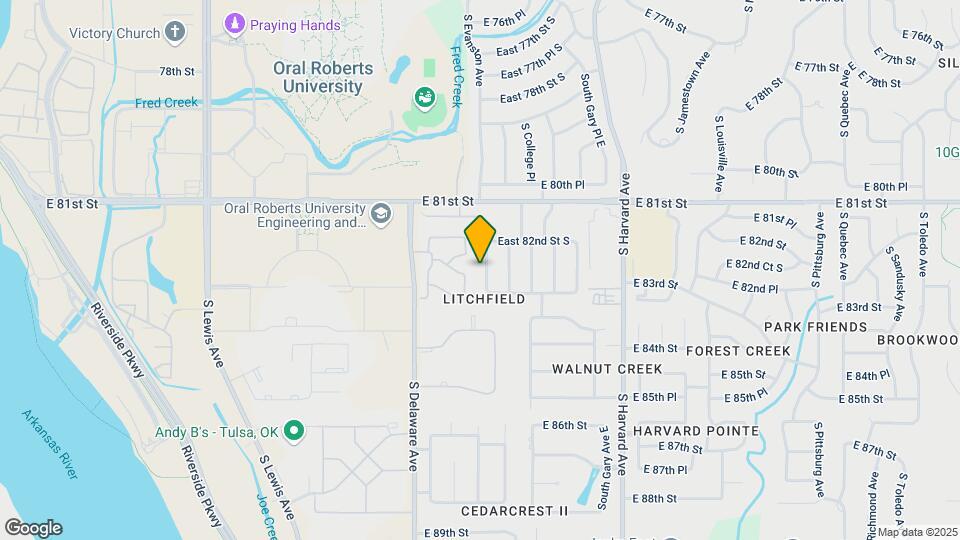 8234 S College Ave Map and Location Details