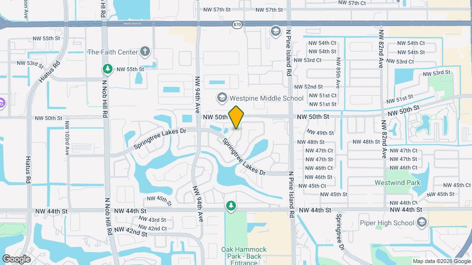 9217 NW 49th Pl Map and Location Details