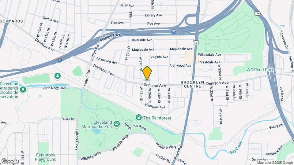 3608 Denison Ave Map and Location Details