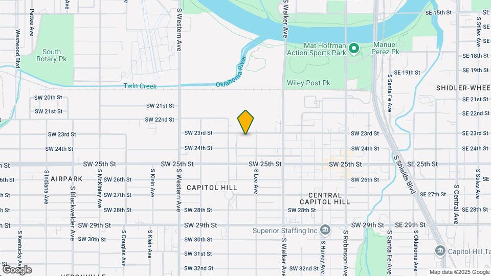 616 SW 23rd St Map and Location Details