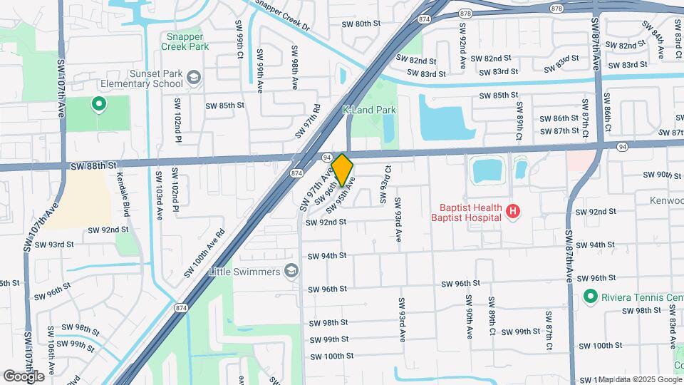 8942 SW 95th Ave-Unit -B Map and Location Details