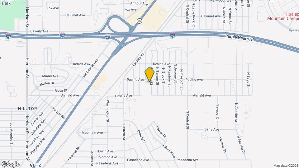 2855 N Melody St Map and Location Details