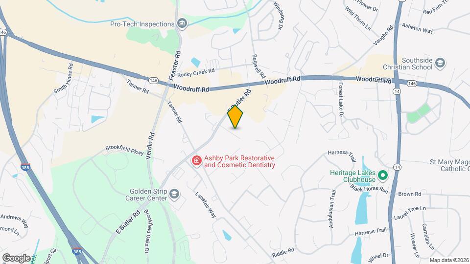 1244 E Butler Rd Map and Location Details