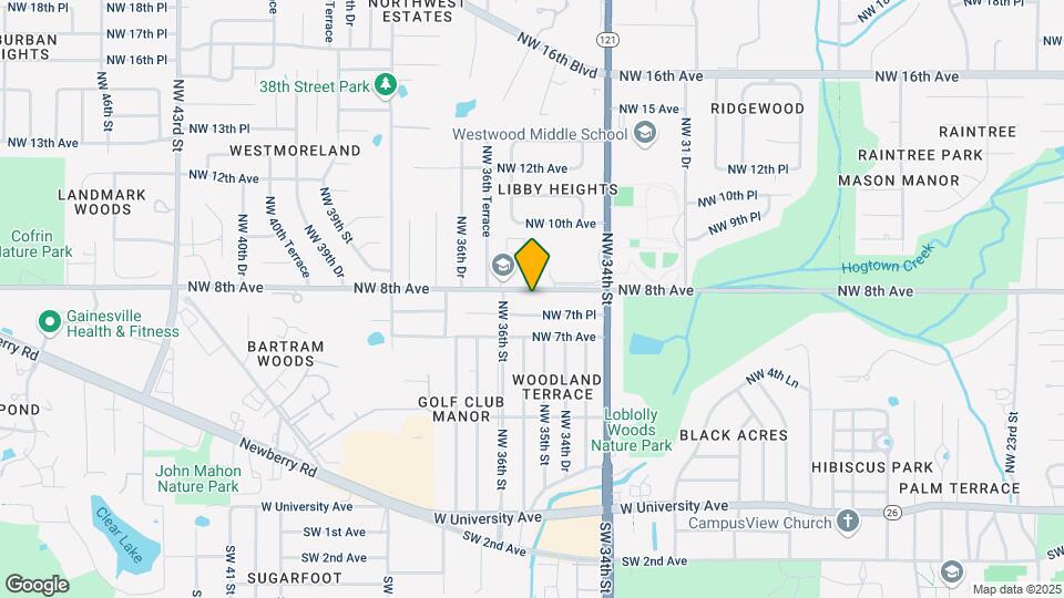 3515 NW 8th Ave Map and Location Details