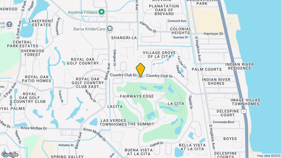 1145 Country Club Dr Map and Location Details