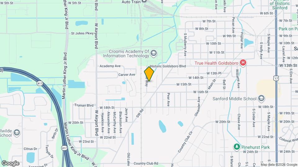 1409 Dixie Way Map and Location Details