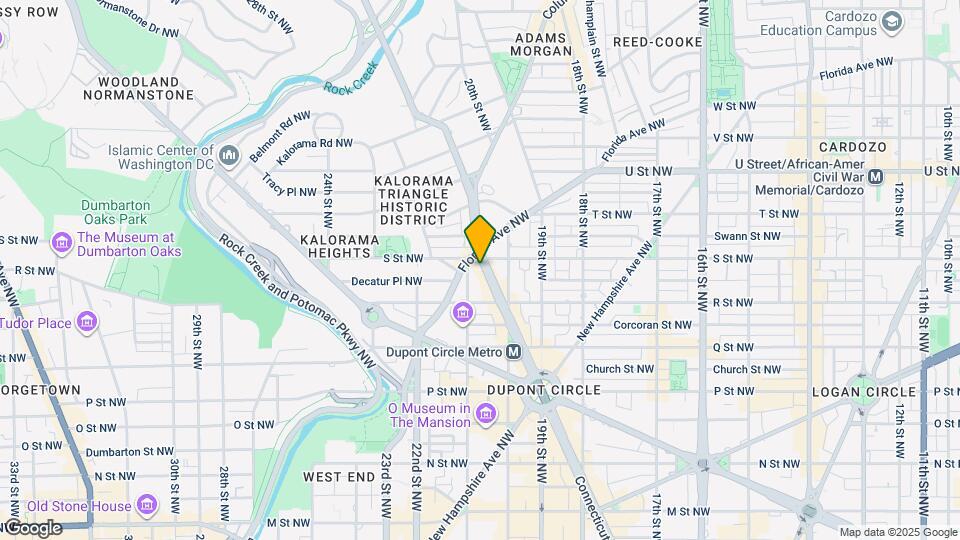 1734 Connecticut Ave NW Map and Location Details
