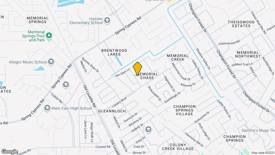17226 Modbury Dr Mapa y Detalles de la Ubicación