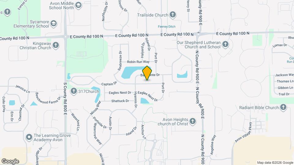 8596 Captain Dr Mapa y Detalles de la Ubicación