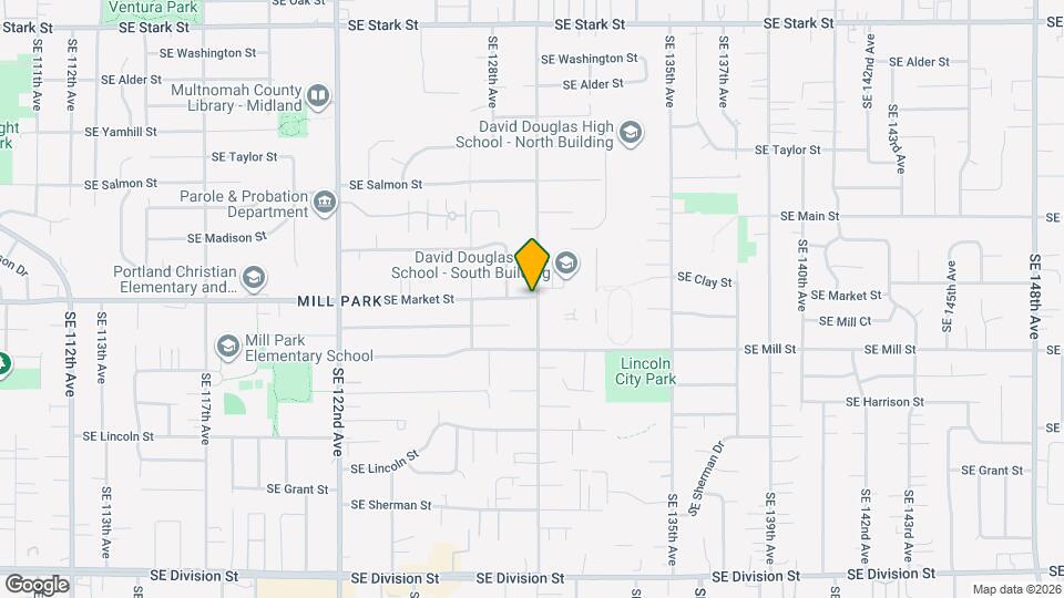 12984 SE Market St Map and Location Details