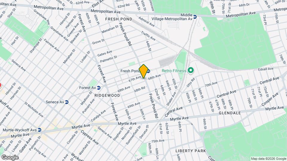 67-20 Fresh Pond Rd Mapa y Detalles de la Ubicación