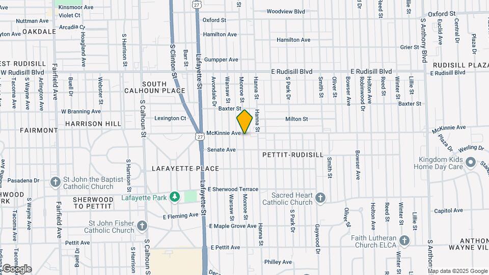 604 McKinnie Ave Map and Location Details