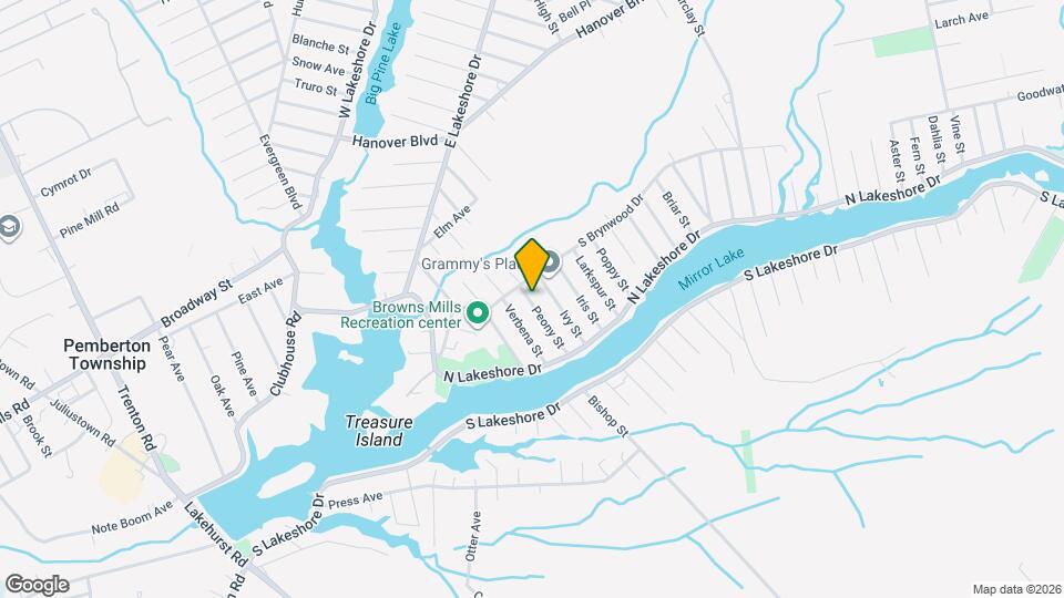 72 Peony St Mapa y Detalles de la Ubicación