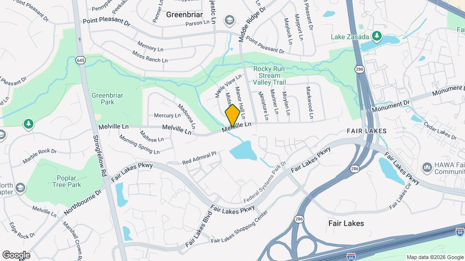 13007 Melville Ln Mapa y Detalles de la Ubicación