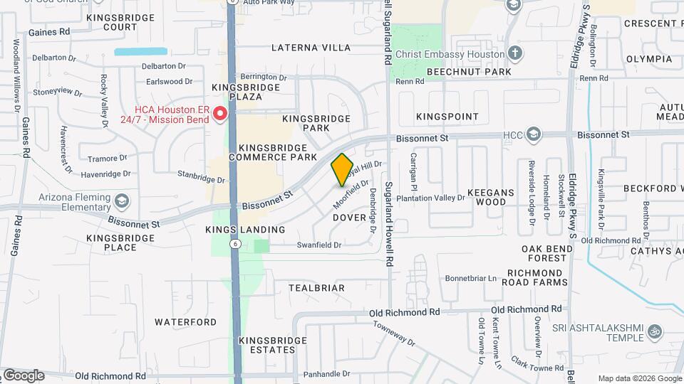 14306 Moorfield Dr Map and Location Details