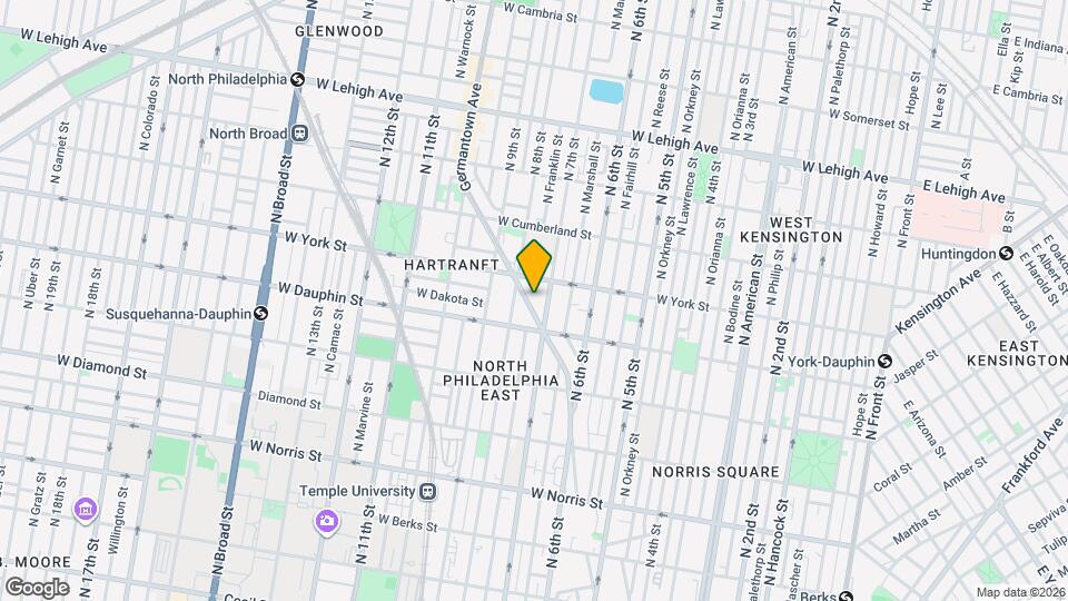 2325 Germantown Ave Map and Location Details