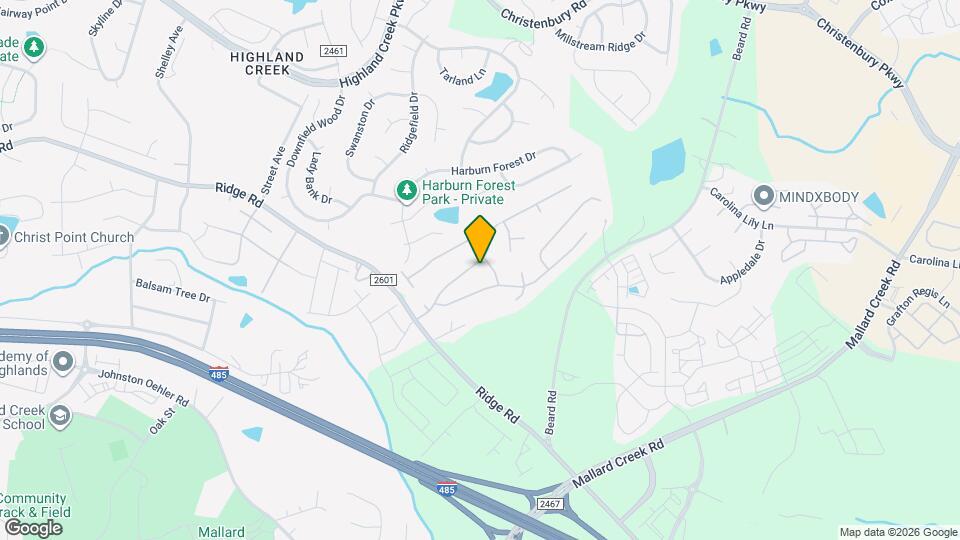 2320 Highland Park Dr Mapa y Detalles de la Ubicación