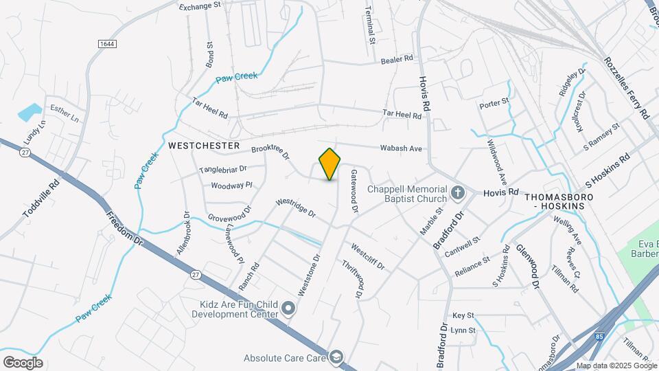 4409 Brooktree Dr Map and Location Details