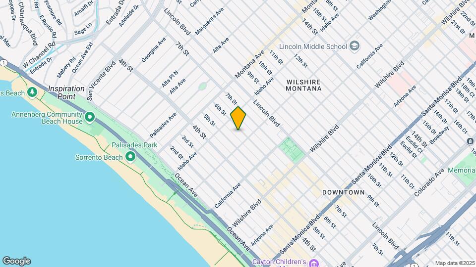 938 6th St Map and Location Details