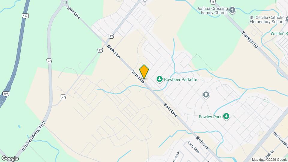 3367 Sixth Line Map and Location Details