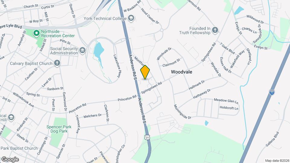 589 Cedarvilla Dr Map and Location Details