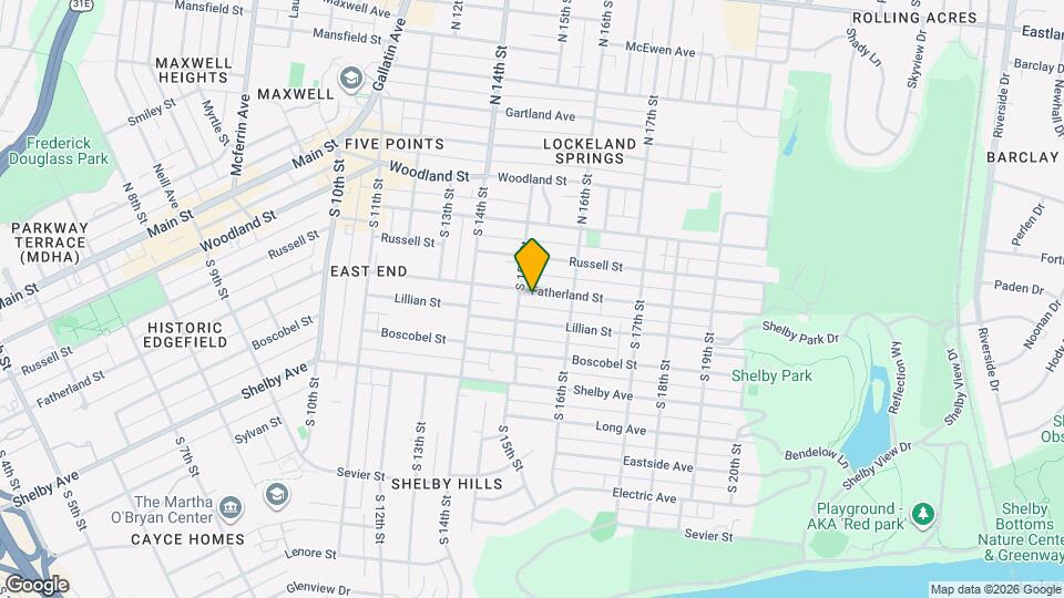 1504 Fatherland St Map and Location Details