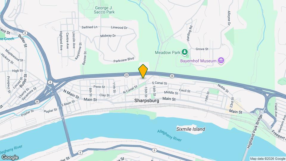 1414 N Canal St Mapa y Detalles de la Ubicación