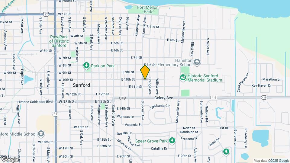 1007 S Locust Ave Mapa y Detalles de la Ubicación