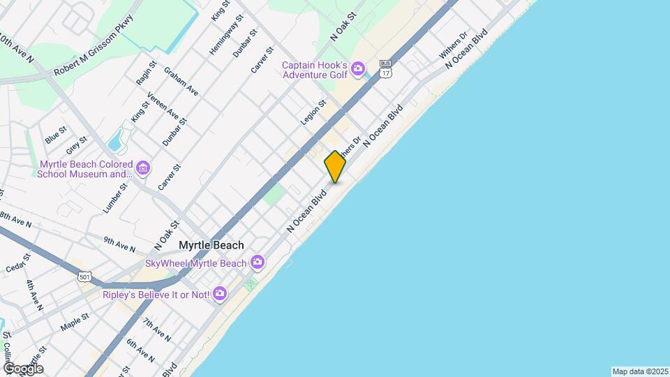 1708 N Ocean Blvd Map and Location Details