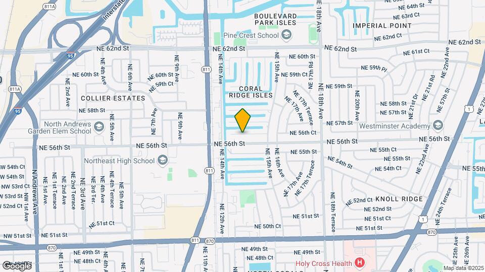1430 NE 56th Ct Map and Location Details