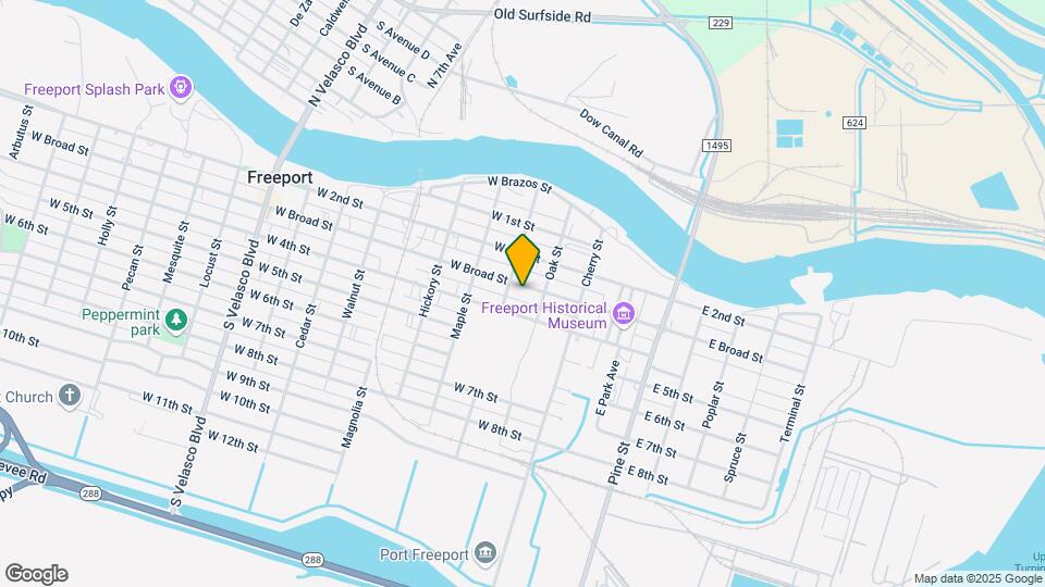 317 W Broad St Map and Location Details