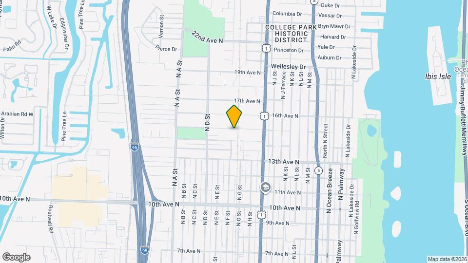 1205 15th Ave N Map and Location Details