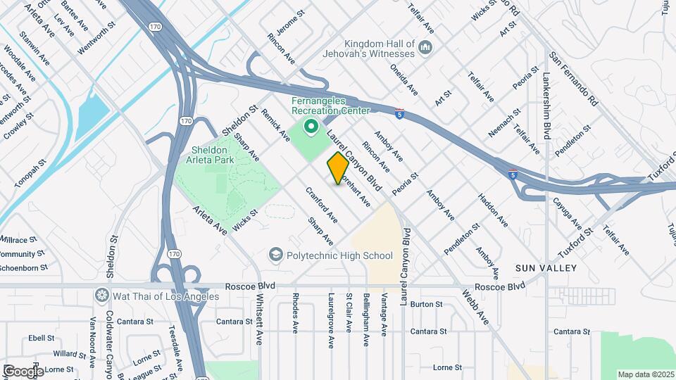 8606 Remick Ave Mapa y Detalles de la Ubicación