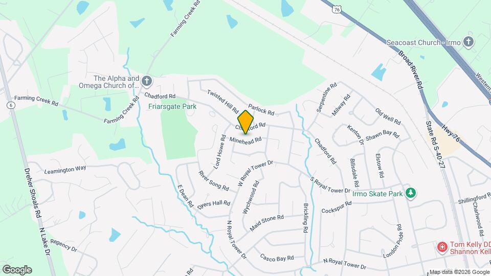 142 Minehead Rd Mapa y Detalles de la Ubicación