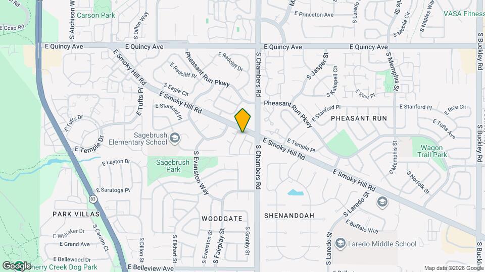 4603 S Fraser Ct Map and Location Details