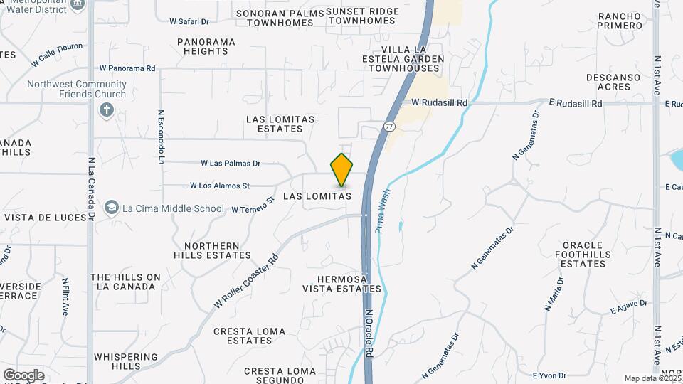621 W Las Lomitas Rd, Unit 621 Map and Location Details