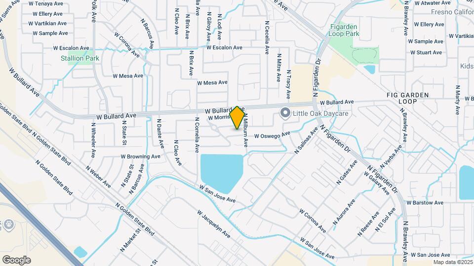 4666 W Oswego Ave Map and Location Details
