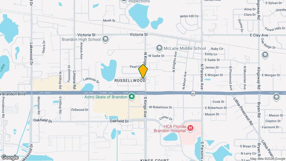 122 N Kings Ave Map and Location Details