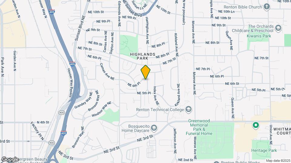 611 Harrington Ave NE Map and Location Details