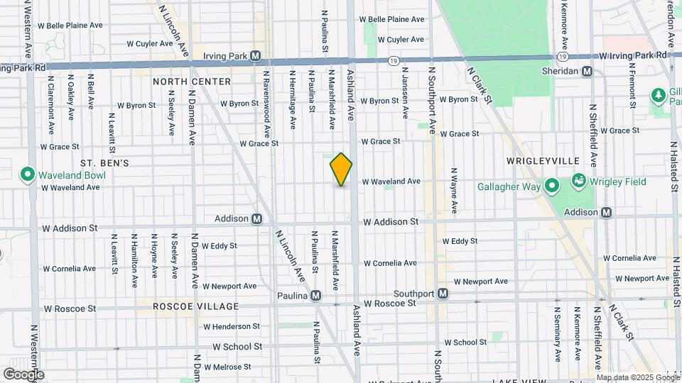3647 N Marshfield Ave Map and Location Details