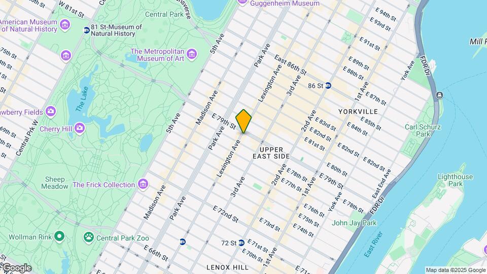 1133 Lexington Ave Map and Location Details