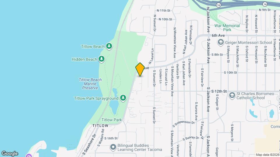 926 S Magnolia Ln Map and Location Details