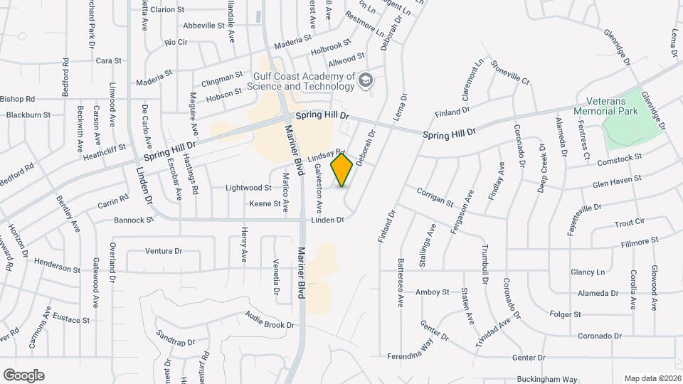 1411 Deborah Dr Map and Location Details