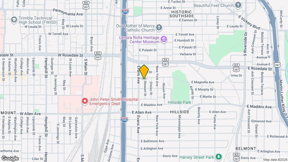 1310 Stewart St Map and Location Details