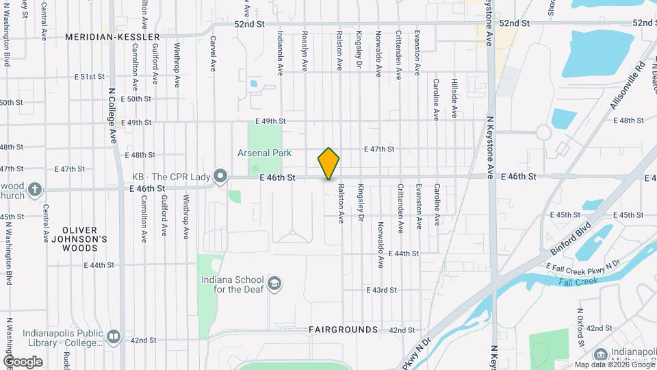 4549 Primrose Ave Map and Location Details