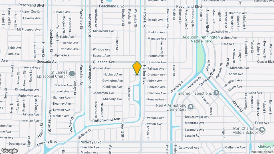 1346 Waterside St Mapa y Detalles de la Ubicación