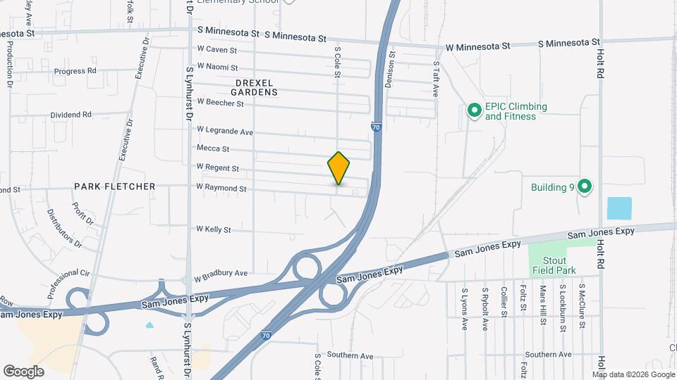 4826 W Raymond St Map and Location Details