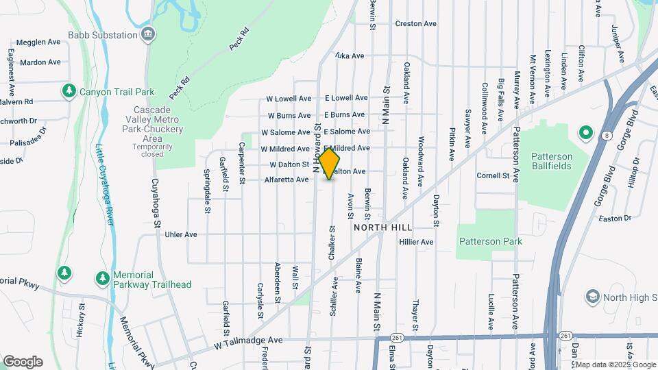 880 Chalker St Map and Location Details